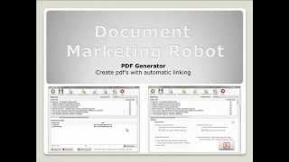 PDF Marketing Robot Pro Software - Automated Pdf Seo Tools screenshot 1