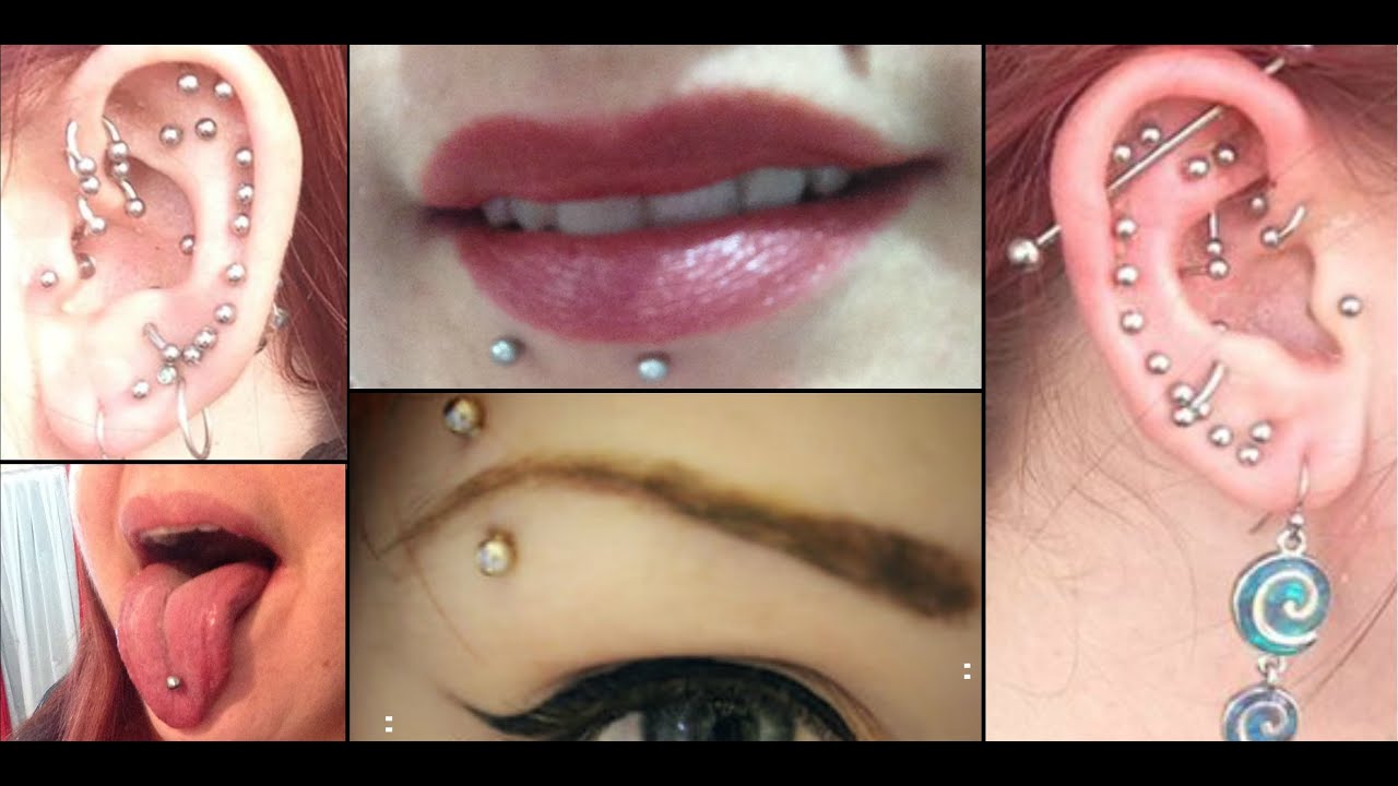 All About My 47 Body Piercings Youtube with All Body Piercings