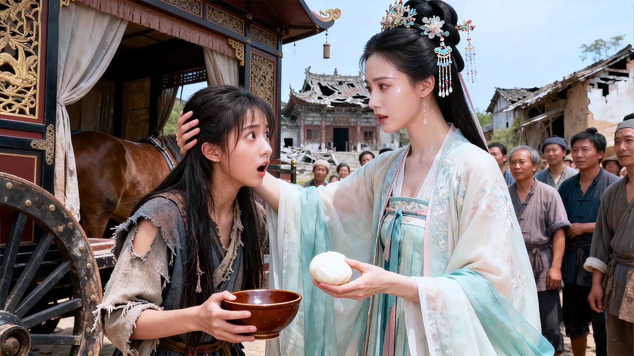 乞丐女孩被全村人當成「瘟神」驅趕！只有將軍夫人好心收養她，怎料她是福星轉世，助娘親治好戀愛腦，暴揍渣爹一家，成為京城首富逍遙一生！#短剧 #逆袭 #爽剧 #古装 #玄幻 #shortdramas