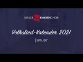 Kieler knabenchor  volksliedkalender 2021  januar