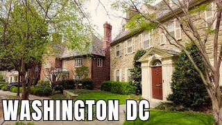 Washington DC's MOST EXCLUSIVE Neighborhood | Walking Kalorama - Home to DC's Elite (April 2023)