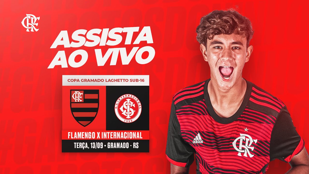 Copa Gramado Laguetto Sub-16 | Flamengo x Internacional - AO VIVO - YouTube