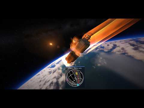 Space flight: Re-entry. Create Aeronautics addon