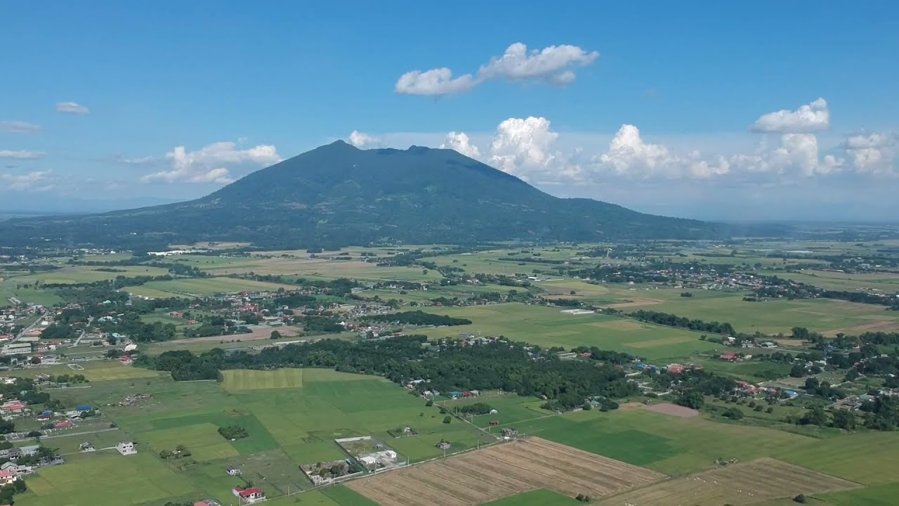 San Francisco aerial view, Magalang, Philippines.