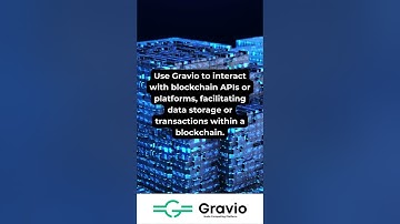 Gravio: Simplify Blockchain Interactions with APIs & Data Storage | #Blockchain #DataTransactions