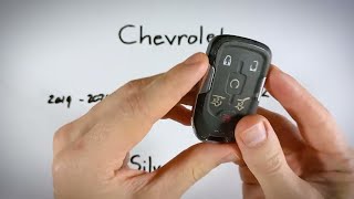 Chevrolet Silverado Key Fob Battery Replacement (2019  2021)