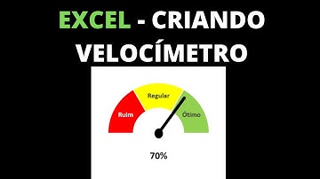 EXCEL - Criando Velocímetro