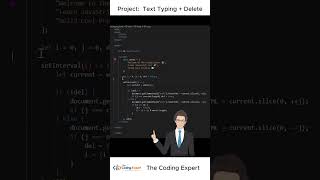 Learn JavaScript Typing Effect 🔥 | Text Typing + Delete Animation Project (Beginner Friendly) - #js