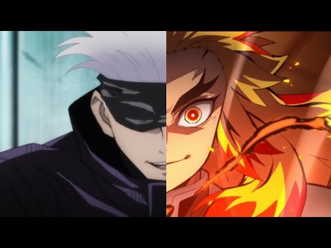 呪術廻戦×鬼滅の刃　無限列車　Gojyo Satoru       Rengoku kyoujyurou　specialMV
