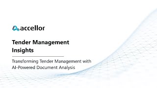 Tender Management Insights | Accellor's AI Solution screenshot 5