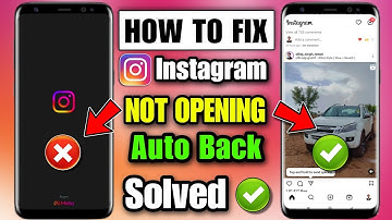 How to fix Instagram app not opening problem 2023 | Instagram app auto back problem Crashing