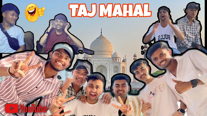 When Indian go to Taj Mahal for the first time… 😁 #youtube #tajmahal #subscribe #india #vlog #enjoy