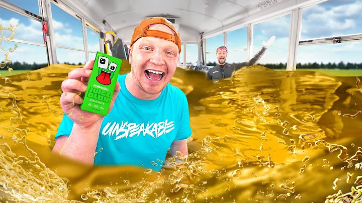 I Filled My School Bus with Juice!