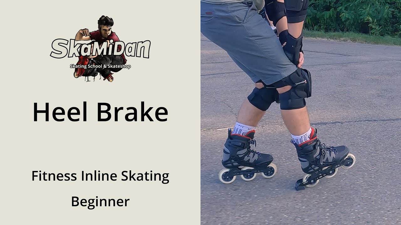 Heel Brake Trick Clip Beginner Fitness Inline Skating
