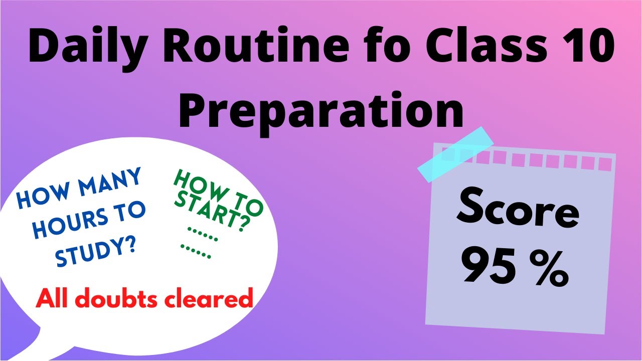 Daily Routine for Class 10 Preparation|| How to study in lockdown ...