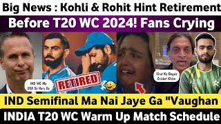 Pak Media Shocked on Virat Kohli Retirement Statement | India WC Semifinal Ma Nahi Jaye Ga - Vaughan