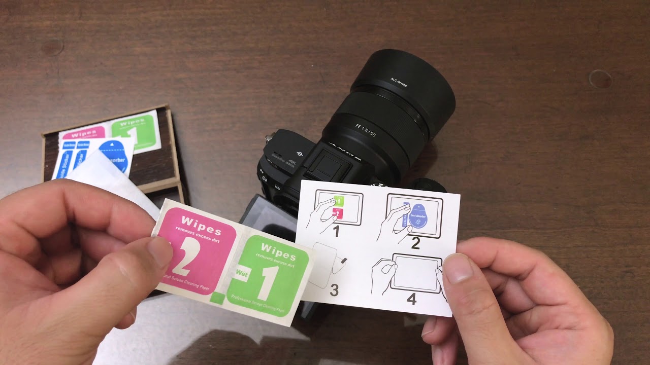 Selber Machen Gehärtetes Glas Displayschutzfolie für Sony Alpha A7II A7III A7SII Selber Machen Gehärtetes Glas Displayschutzfolie für Sony Alpha A7II A7III A7SII