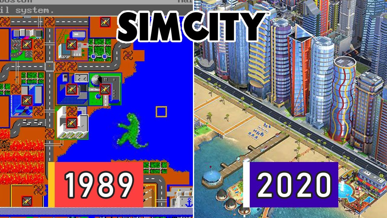 Evolution of SimCity Video Games 19892014 YouTube