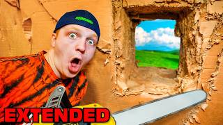 ESCAPING 100 LAYERS Of CARDBOARD We re Trapped - EXTENDED