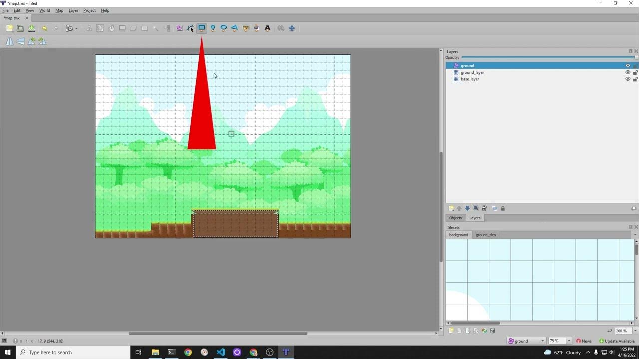 4. Flutter Flame Collision Object Layer from Tiled Map Editor Leena
