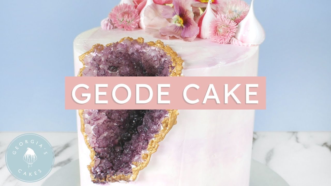 Geode Cake Tutorial » Hummingbird High