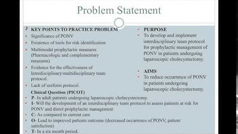 Gloria Akainda NRSG 706 Presentation of DNP Capstone Project on PONV