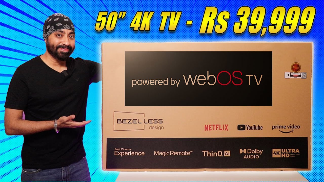 Smart TV 50 Tokyo WebOS 6.0 4k TWS50 3 HDMI 2 USB 85W