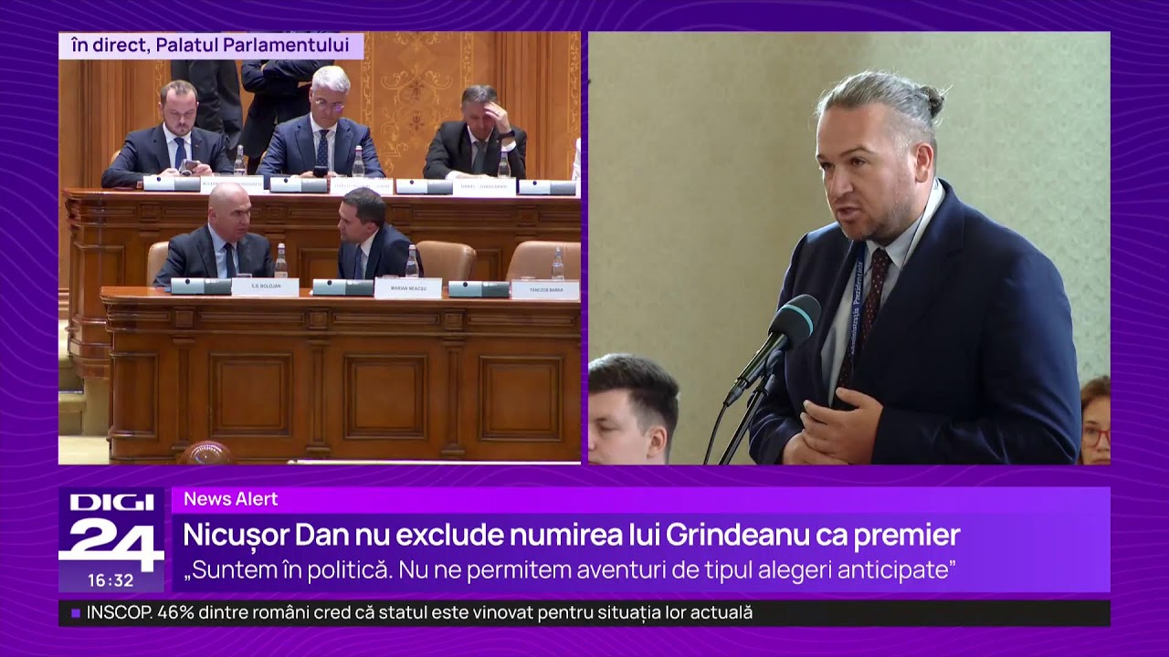 🟣 Moțiune de cenzură împotriva Guvernului Bolojan: Dezbatere și vot astăzi (I)
