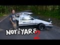 Initial D replica Trueno drifting at Gunsai Touge with Noboru Morita