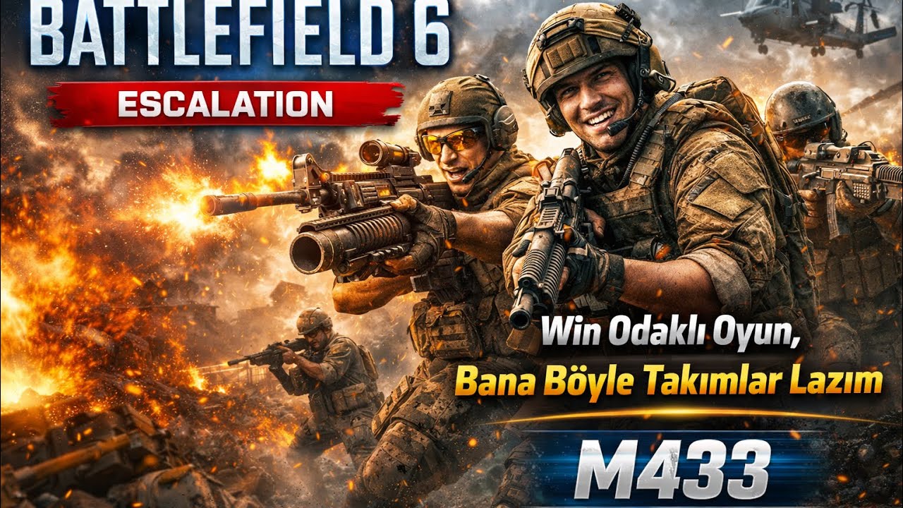 M433 İle Win Odaklı Oyun | Battlefield 6 Escalation