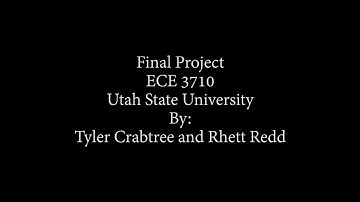 USU ECE3710 Final Project