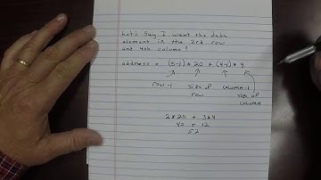 MIPS Two D Array Example