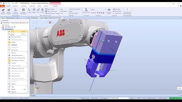 RobotStudio - How to create a moving gripper finger