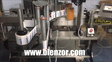 Automatic Servo Motor Driven Front-Back Sticker Label Applicator Machine