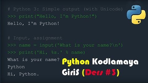 Python Kodlama