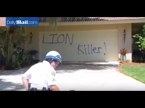 newspaper mockup Vacation Home Of Cecil the Lion's Killer Vandalized