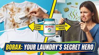 How to Use Borax in Laundry for Whiter, Cleaner Clothes👕💯