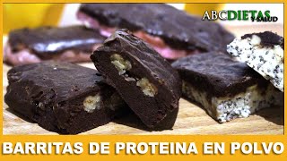 BARRITAS KETO de PROTEINA EN POLVO