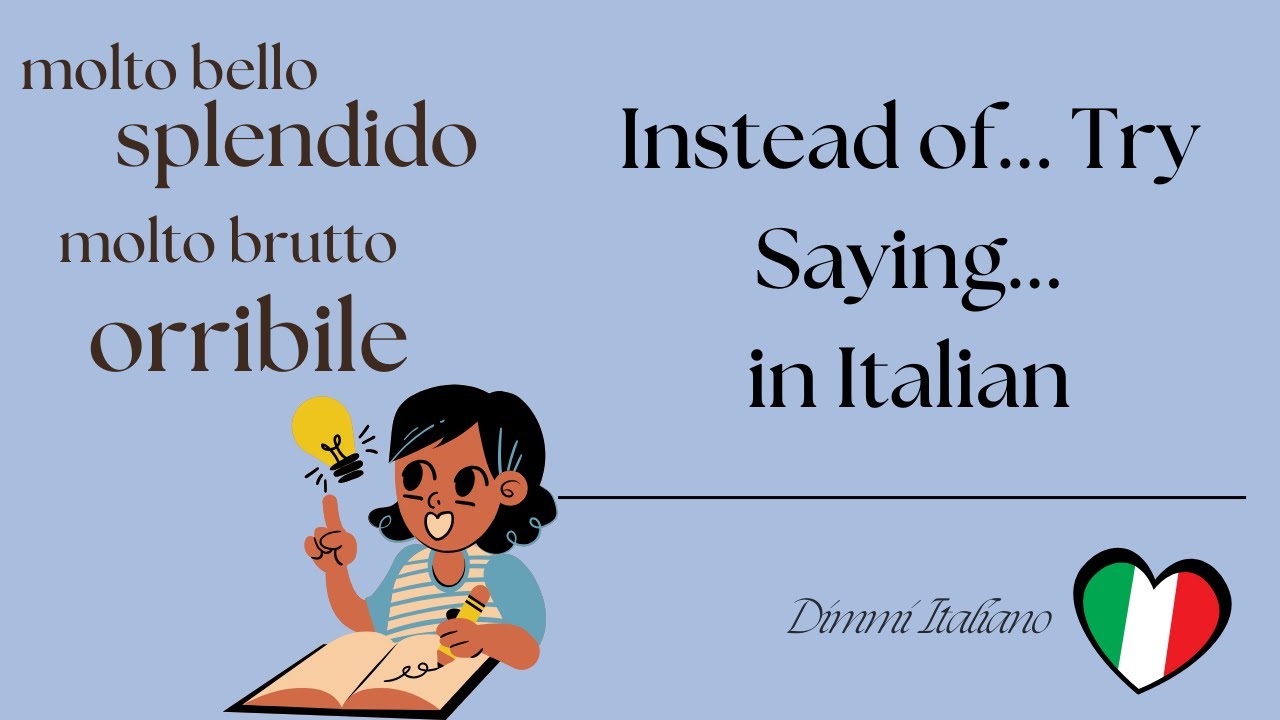 invece di dire prova a dire