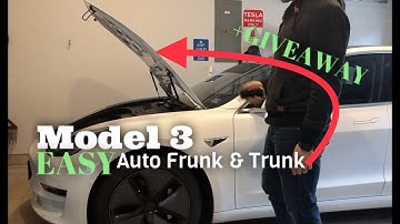 Auto Open Model 3 Trunk & Frunk | Black Friday Deals & GIVEAWAY x4
