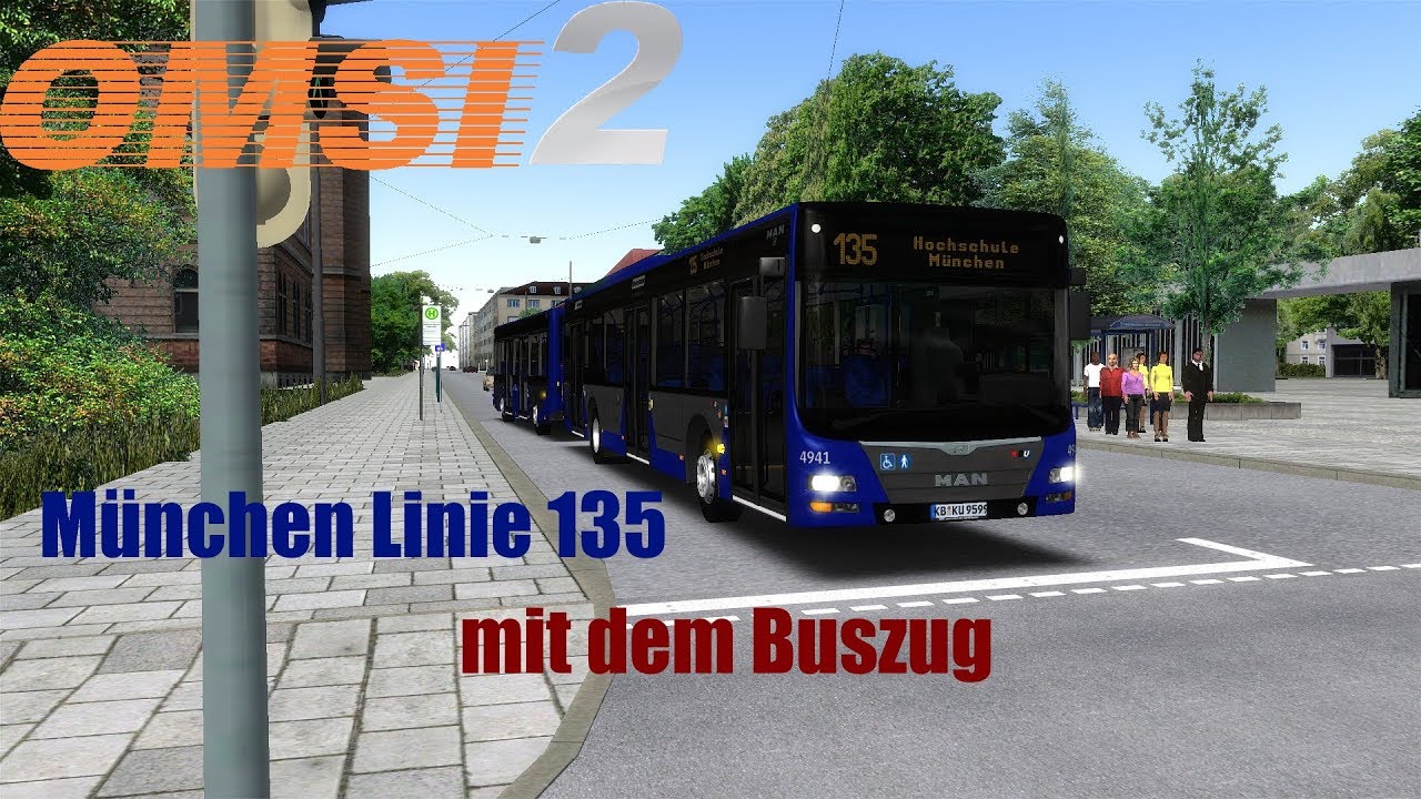 Omsi 2 München Linie 153 mit dem Buszug