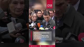 Presidente Paz advierte cárcel para quienes usen dinamita en protestas