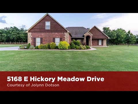 5168 E Hickory Meadow Drive, Claremore, OK home video tour