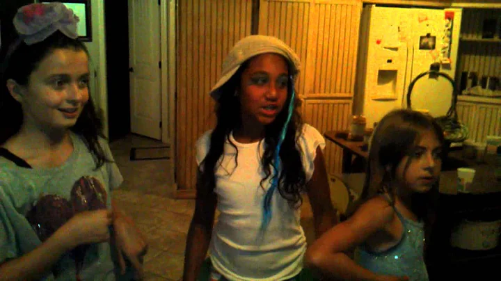 Kiara doing "Fancy" with her friends.