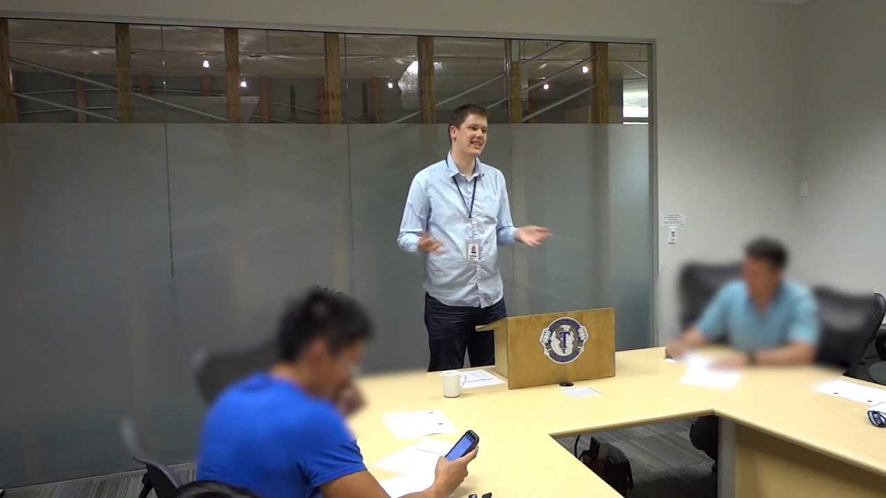 Toastmasters Sergeant at Arms example Geoff Peters at Best Run