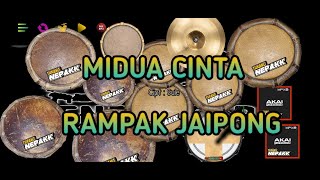 MIDUA CINTA || COVER REAL DRUM MOD KENDANG RAMPAK BAJIDOR