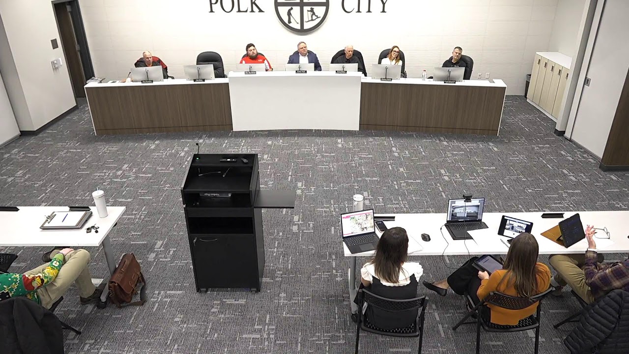 Planning & Zoning Commission Meeting: Polk City IA December 15, 2025