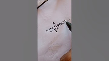 Calligraphy Signature styil ll Amara Name signature styil #ytshorts #shorts #viral #youtubeshorts