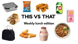 # Weekly School Lunch 🍱✨ | Plan Your Perfect School Lunch for the Week | Choose Your Favorites