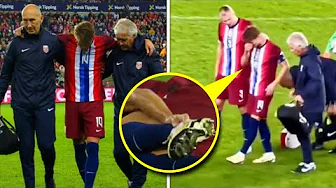 Martin Odegaard injury against Austria 🤕 thumbnail